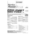 PIONEER CDX-FM63 Service Manual cover photo