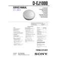 SONY DEJ1000 Service Manual cover photo