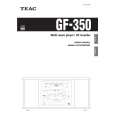 TEAC GF-350 Owner's Manual cover photo