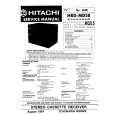 HITACHI HRD-MD58 Service Manual cover photo
