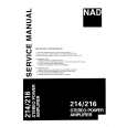 NAD 214 Service Manual cover photo