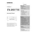 ONKYO TXDS575X Owner's Manual cover photo