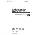 SONY AVDC70ES Owner's Manual cover photo