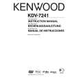 KENWOOD KDV-7241 Owner's Manual cover photo