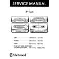 SHERWOOD P77R Service Manual cover photo