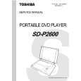TOSHIBA SDP2600 Service Manual cover photo