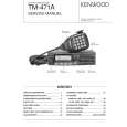 KENWOOD TM471A Service Manual cover photo