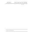 SONY KP7210PS Service Manual cover photo