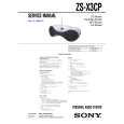 SONY ZSX3CP Service Manual cover photo