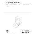 SONY FDL-252T Owner's Manual cover photo