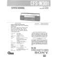 SONY CFSW301 Service Manual cover photo
