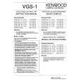 KENWOOD VGS-1 Owner's Manual cover photo