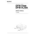 SONY DFW-V500 Service Manual cover photo