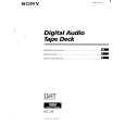 SONY DTC-A6 Owner's Manual cover photo