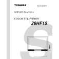 TOSHIBA 26HF15 Service Manual cover photo
