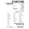 SONY DFJ401 Service Manual cover photo