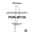 PIONEER PDR-W739/NYXJ Owner's Manual cover photo