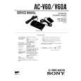 SONY ACV60/A Service Manual cover photo