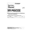 PIONEER XRP60CEE Service Manual cover photo