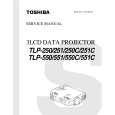 TOSHIBA TLP250 Service Manual cover photo