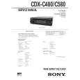 SONY CDXC480 Service Manual cover photo