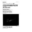 SONY CCD-FX200 Owner's Manual cover photo