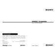 SONY CRX0811 Owner's Manual cover photo