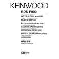 KENWOOD KDS-P900 Owner's Manual cover photo