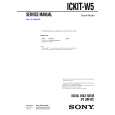 SONY ICKITW5 Service Manual cover photo