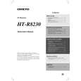 ONKYO HTR8230 Owner's Manual cover photo
