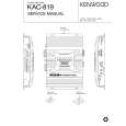 KENWOOD KAC819 Service Manual cover photo