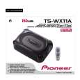 PIONEER TS-WX11A Owner's Manual cover photo