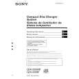 SONY CDX555RF Owner's Manual cover photo