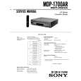 SONY MDP-1700AR Service Manual cover photo