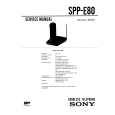 SONY SPPE80 Service Manual cover photo