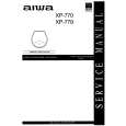 AIWA XP770 Owner's Manual cover photo