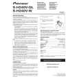 PIONEER S-H240V-QL/SXTWEW5 Owner's Manual cover photo