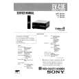 SONY EVC3E Service Manual cover photo