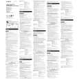 SONY MSH128 Owner's Manual cover photo
