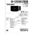 SONY KVC2951A Service Manual cover photo