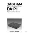 TEAC DA-P1 Owner's Manual cover photo