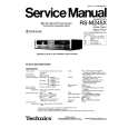 TECHNICS RSM245X Service Manual cover photo