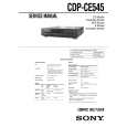 SONY CDPCE545 Service Manual cover photo