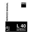 NAD L40 Service Manual cover photo