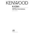 KENWOOD K-CD01 Owner's Manual cover photo