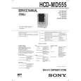 SONY HCDMD555 Service Manual cover photo