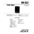 SONY WM-DD22 Service Manual cover photo