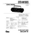 SONY CFDW100S Service Manual cover photo