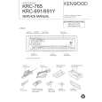 KENWOOD KRC765 Service Manual cover photo