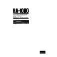 SANSUI RA-1000 Owner's Manual cover photo